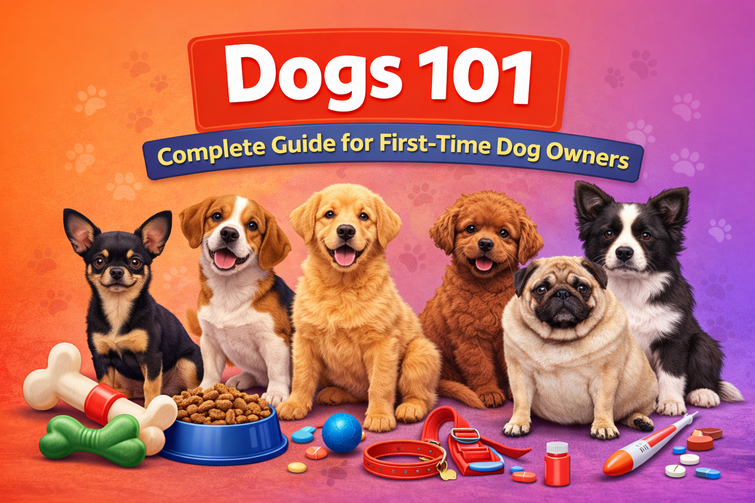 Dogs 101: Complete Guide for First-Time Dog Owners